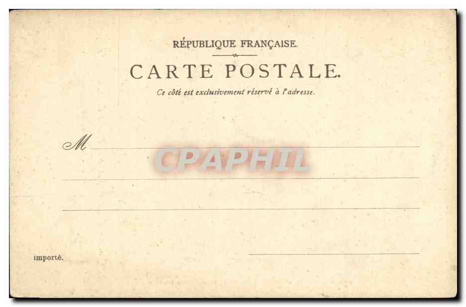 CPA Saint Cloud Grande Eaux Partie Inferieure de la Cascade — Rückseite