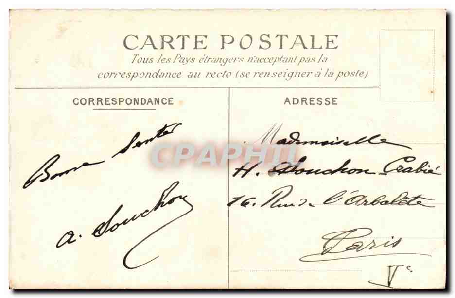CPA Saint Cloud La lanterne de Diogene en 1820 d apres DEvilly — Rückseite