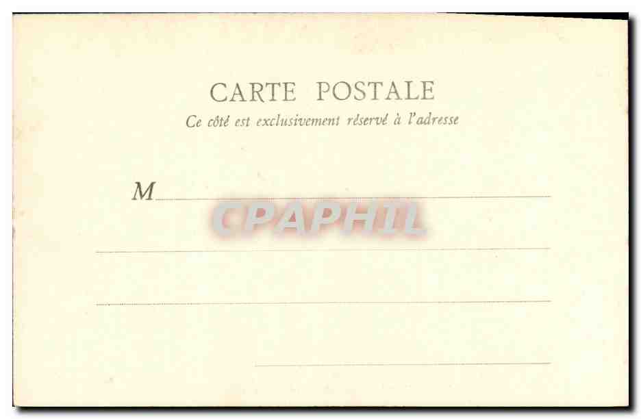 CPA Saint Cloud La France couronnant l art et l industrie — Rückseite