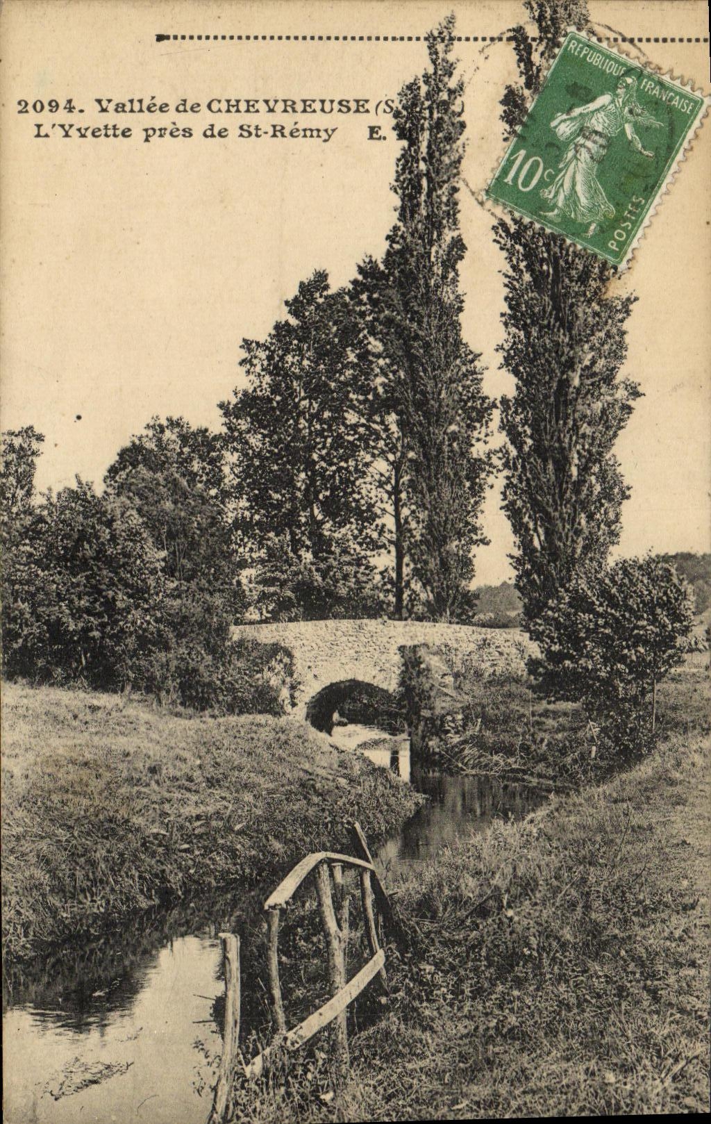 CPA Vallee de Chevreuse L Yvette pres de St Remy