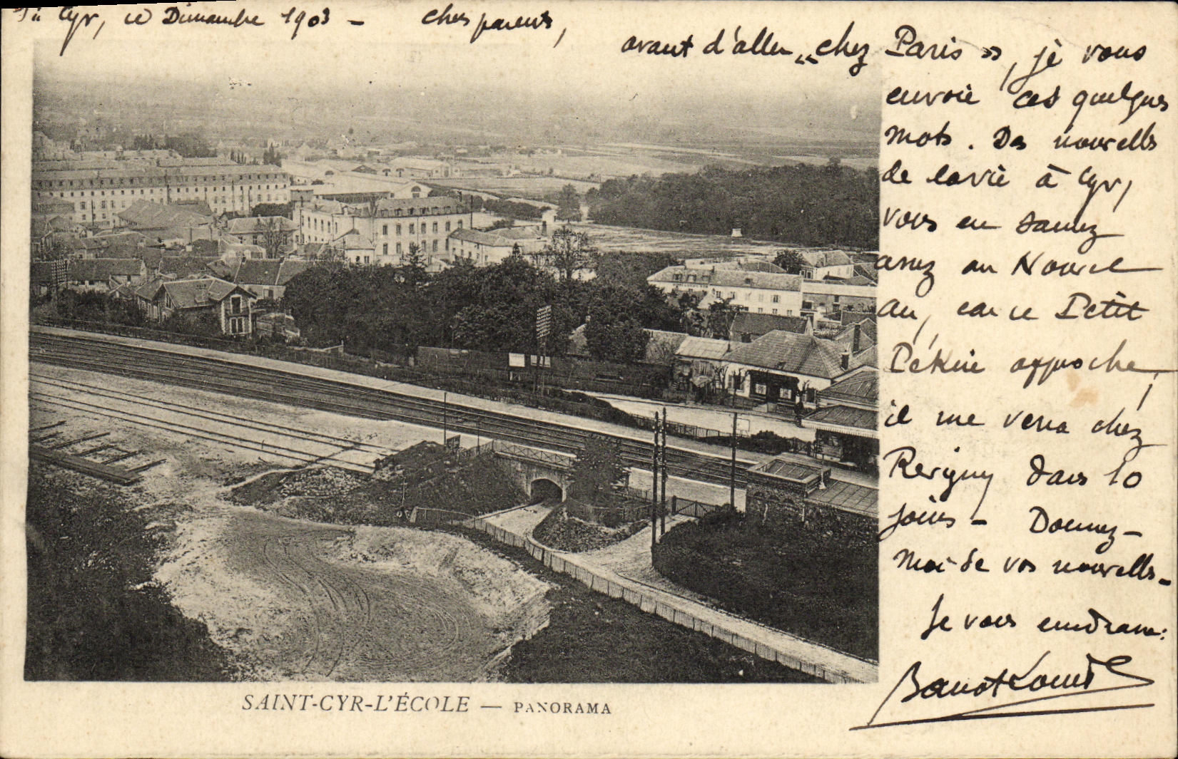 CPA Saint Cyr L Ecole Panorama