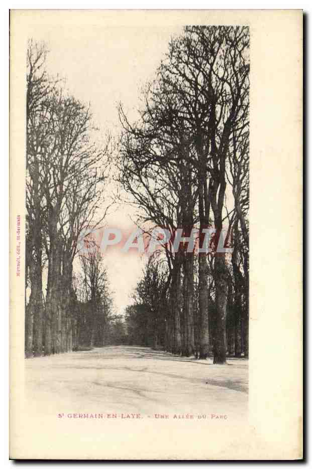 S. GERMAIN-EN-LAYE - UNE ALLÉE DU PARC — éditée par RERWOL, DÉLIA, ST GERMAIN