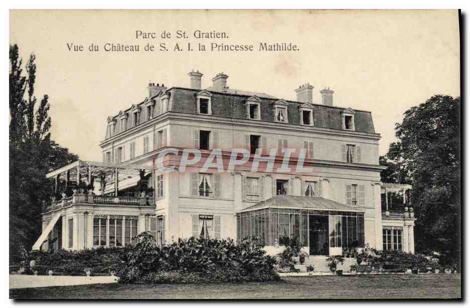CPA Parc de St Gratien Vue du Chateau de la Princesse Mathilde