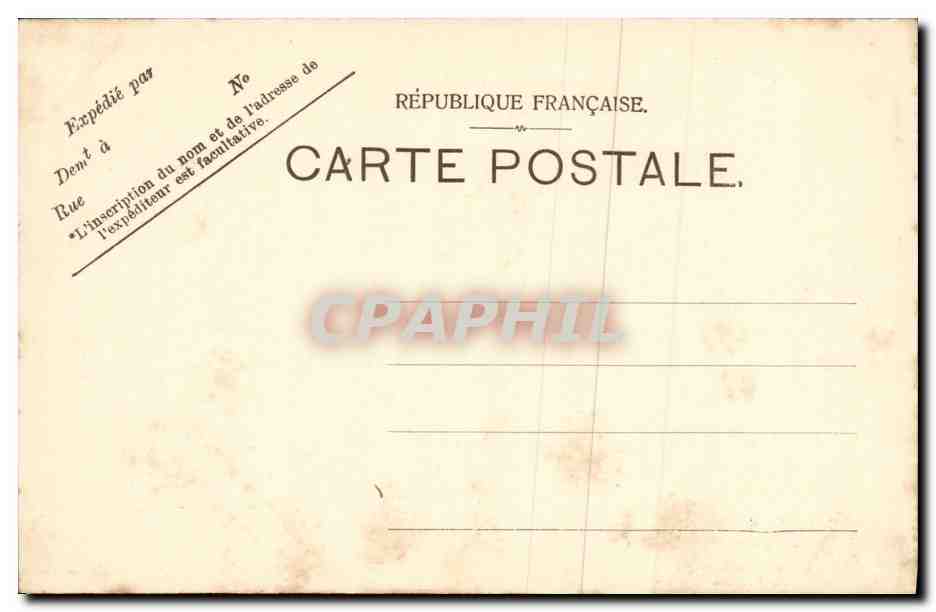CPA Parc de St Cloud Grandes Eaux Avenue de l Orangerie — Rückseite