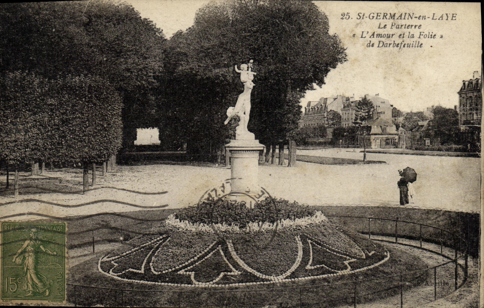 St-Germain-en-Laye — Le Parterre « L'Amour et la Folie » de Darbefeuilie — n°25