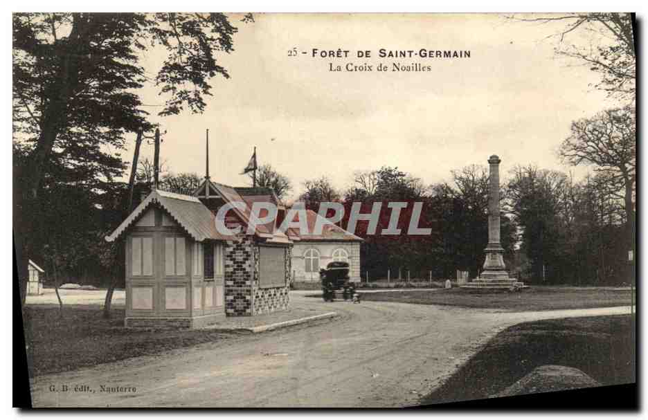 CPA Foret De Saint Germain La Croix de Noailles
