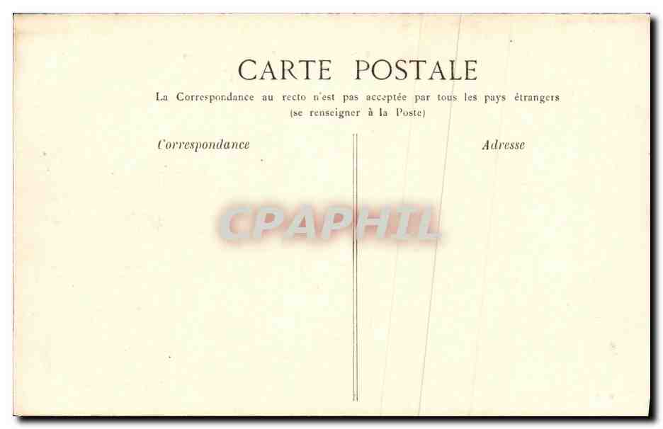 CPA Foret De Saint Germain La Croix de Noailles — Verso