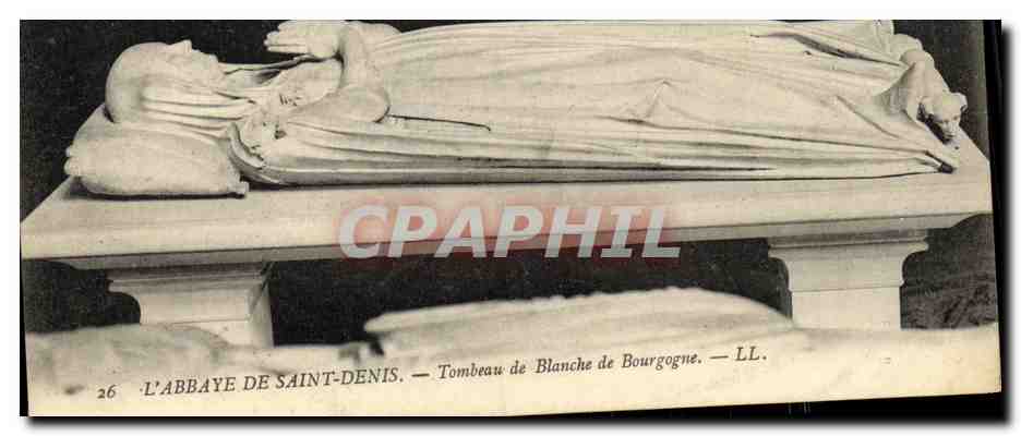 CPA L Abbaye De Saint Denis Tombeau de Blanche de Bourgogne