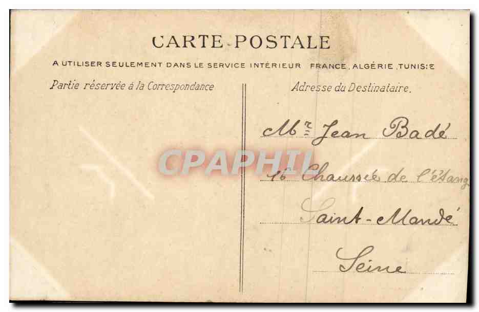 CPA Serans L Eglise — Rückseite