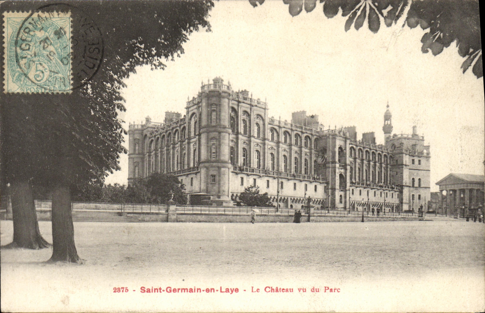 Saint-Germain-en-Laye — Le Château vu du Parc — Phototypie A. Rep et Fillette & F.