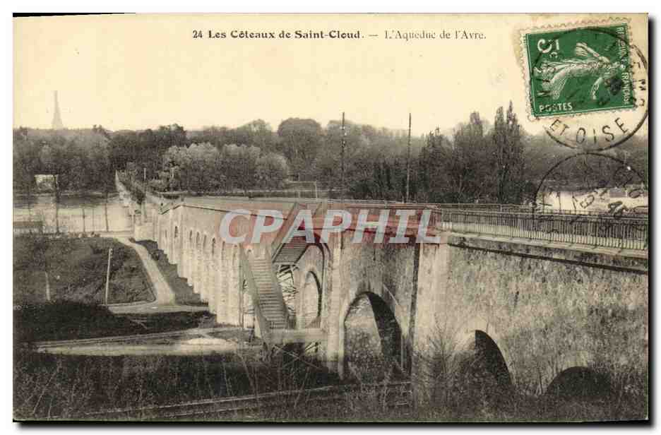 CPA Saint Cloud Les Coteaux de L Aquedne de L Avre