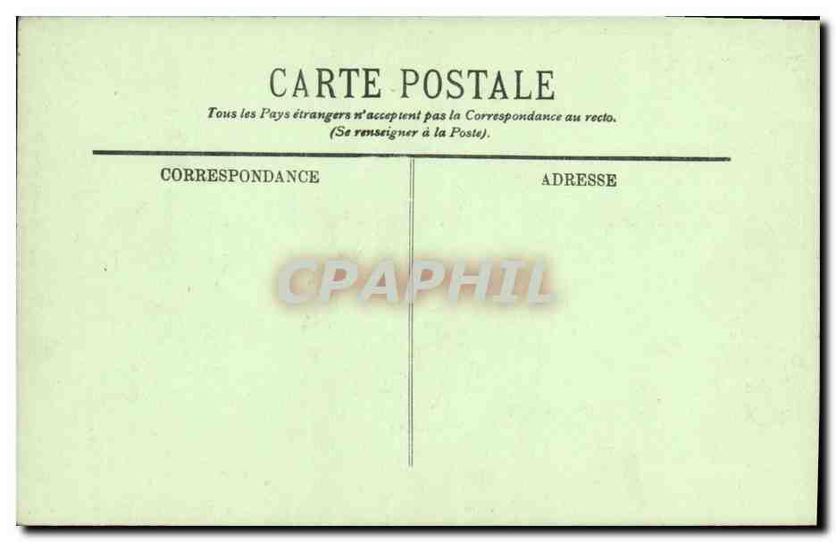 CPA Saint Cloud Le Parc Vue Sur la Terrasse de L Orangerie — Rückseite