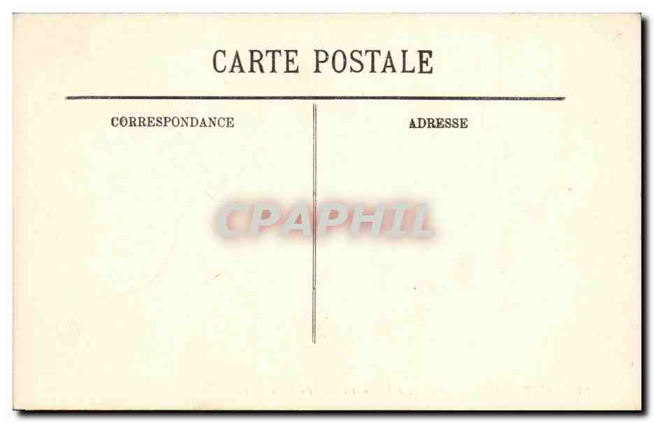 CPA Saint Cloud Le Parc Le Bassin et L Allee du Fer a Cheval — Rückseite