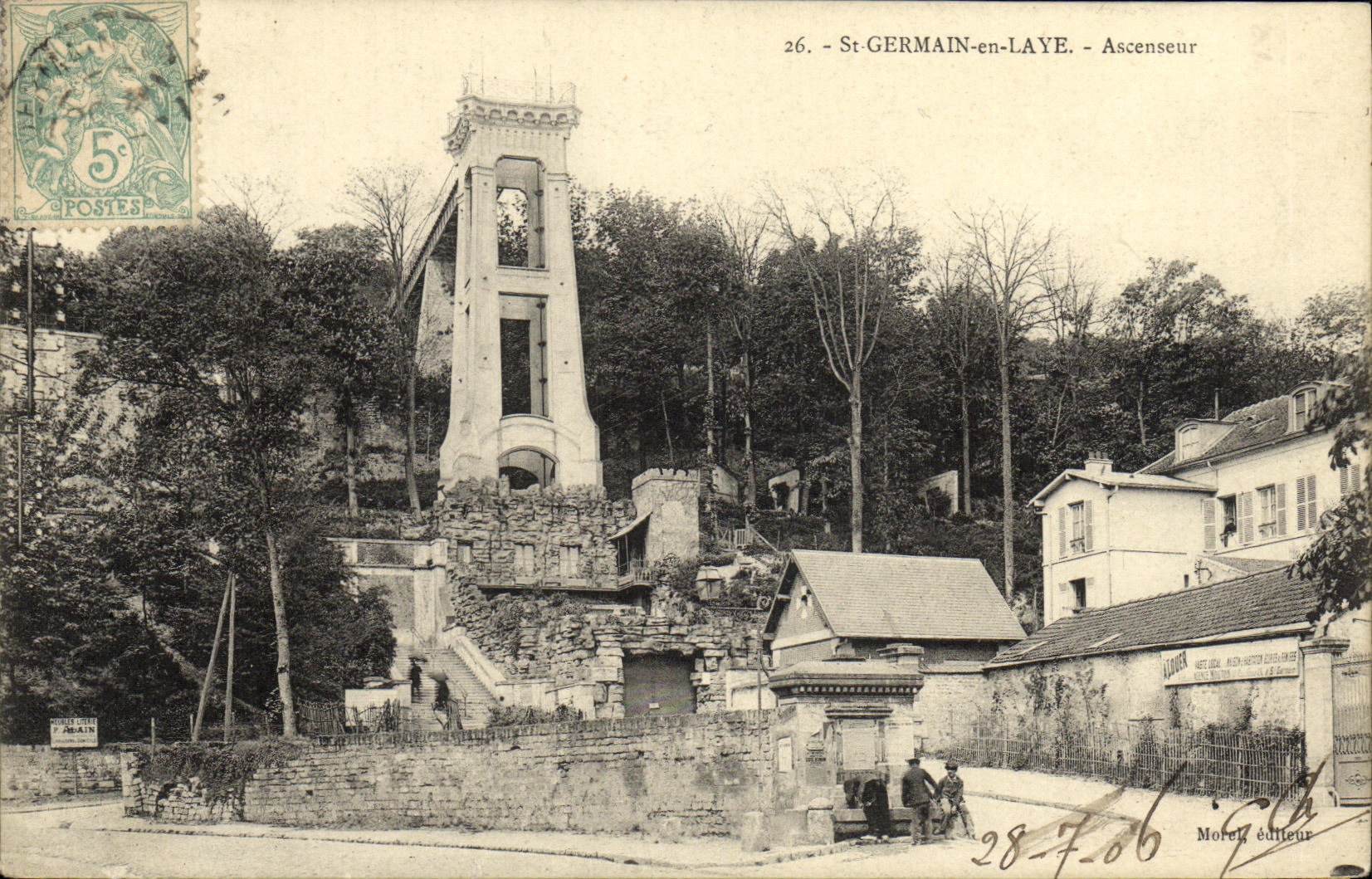 CPA St Germain en Laye Ascenseur