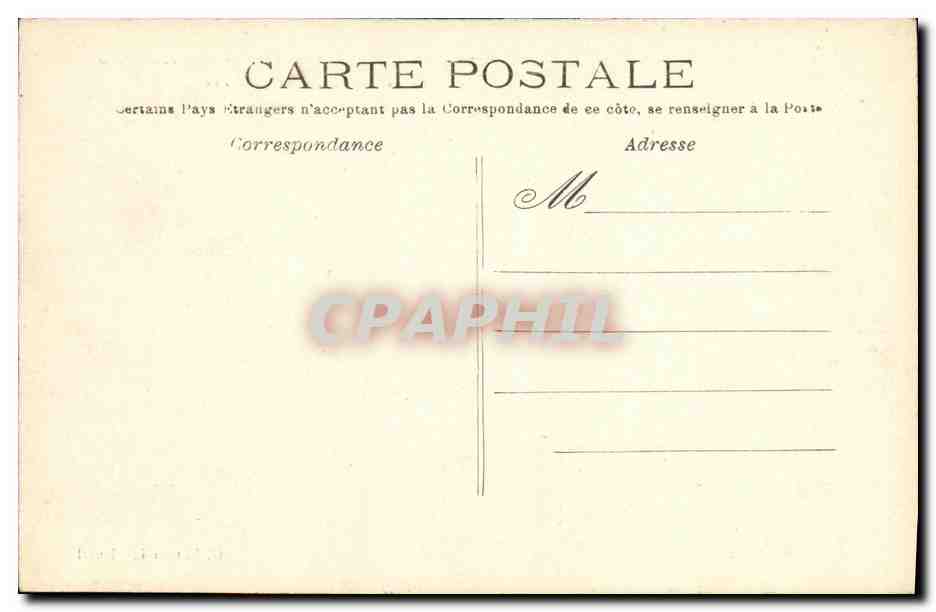 CPA Saint Cloud Terrasse Du Trocadero Une allee du Jardin reserve — Rückseite