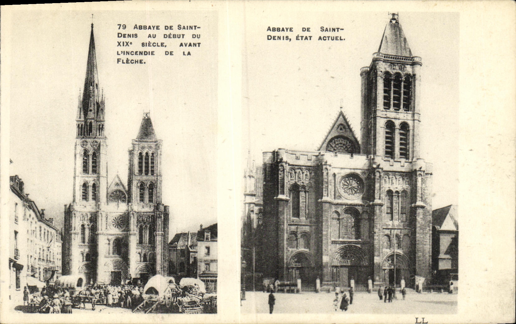 CPA St Denis L eglise Abbaye