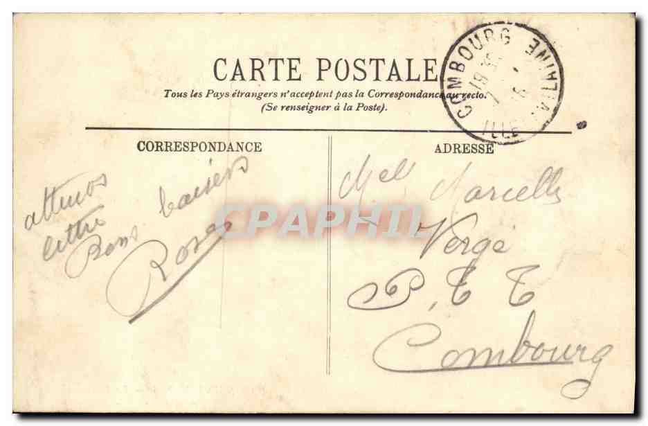 CPA St Denis La maison d education de la legion d honneur — Verso