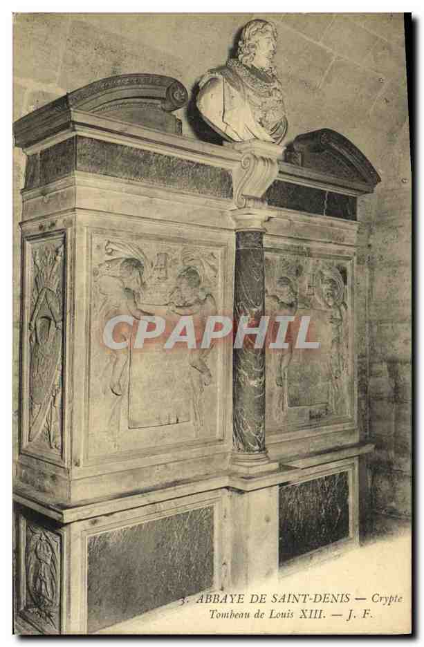 Abbaye de Saint-Denis — Crypte — Tombeau de Louis XIII — J. F.