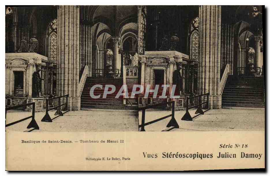 CPA Basilique de Saint Denis Tombeau de Henri II Julien Damoy