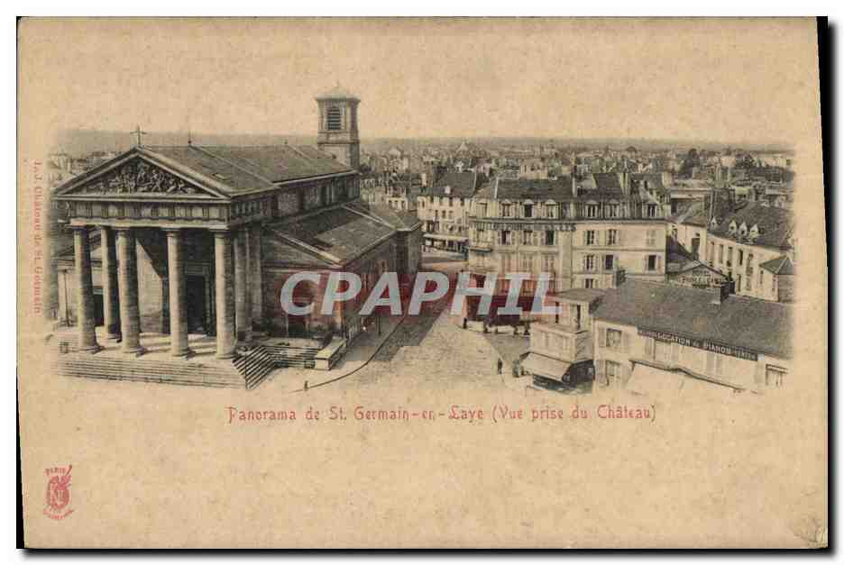 CPA Panorama de St Germain En Laye Vue prise du chateau