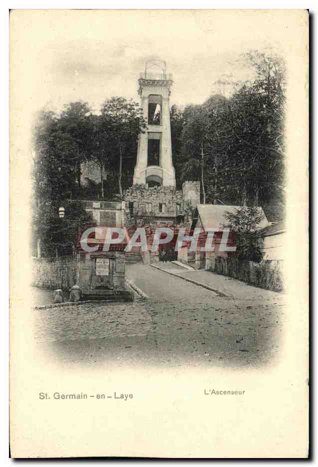 CPA Saint Germain En Laye L Ascenseur