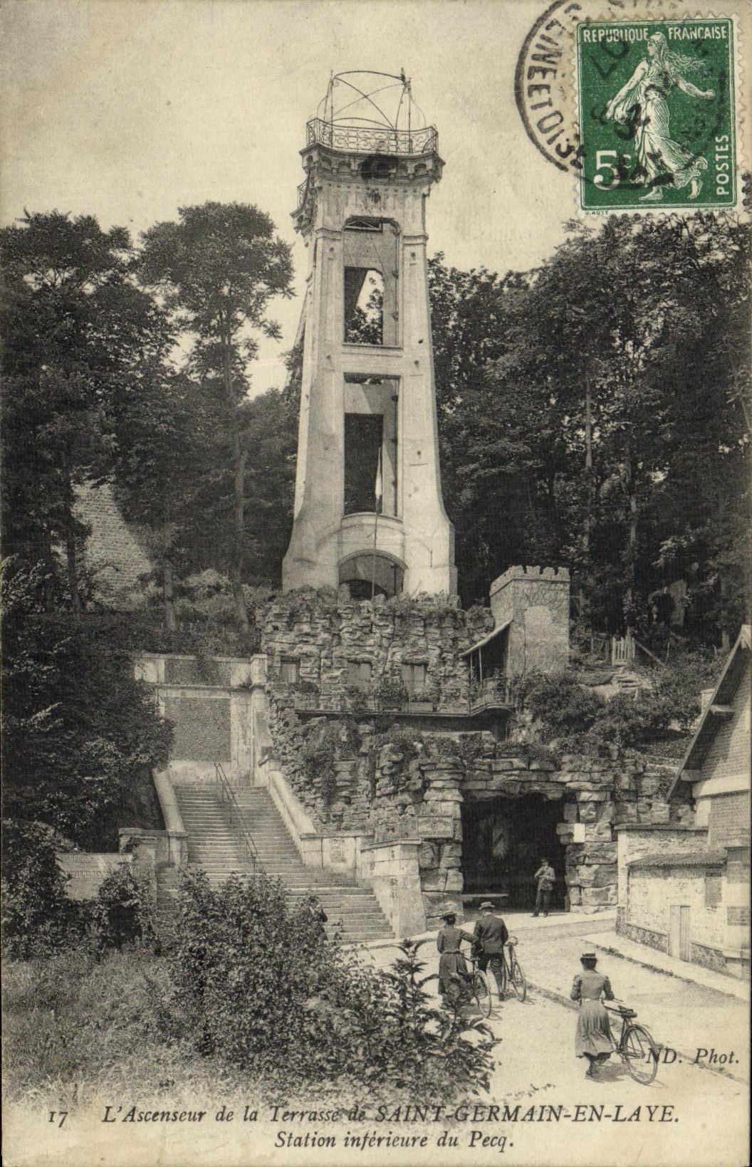 CPA Saint Germain En Laye Station inferieure du Pacq