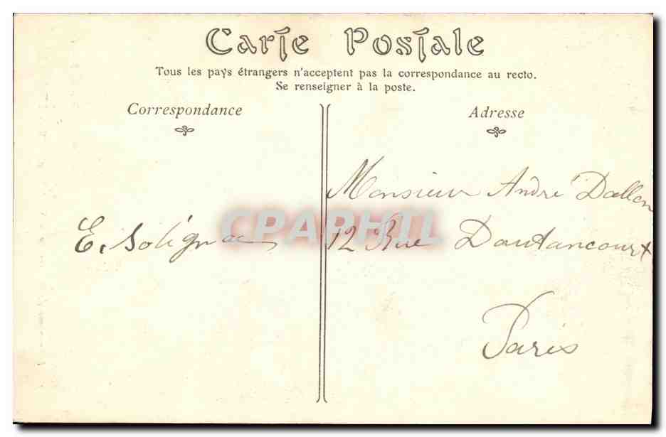 CPA Saint Germain En Laye Station inferieure du Pacq — Verso