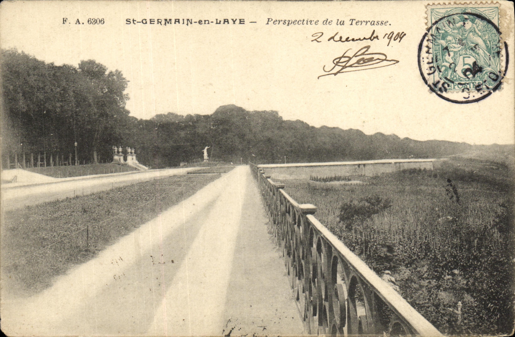 St-GERMAIN-en-LAYE — Perspective de la Terrasse — F.A. 6306