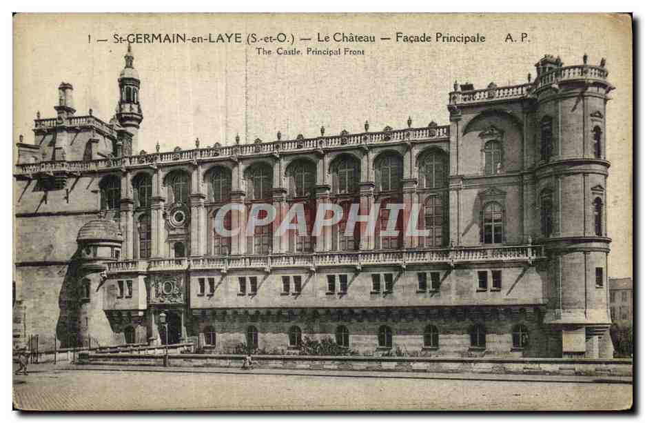 St-GERMAIN-en-LAYE (S.-et-O.) — Le Château — Façade Principale — A.P.