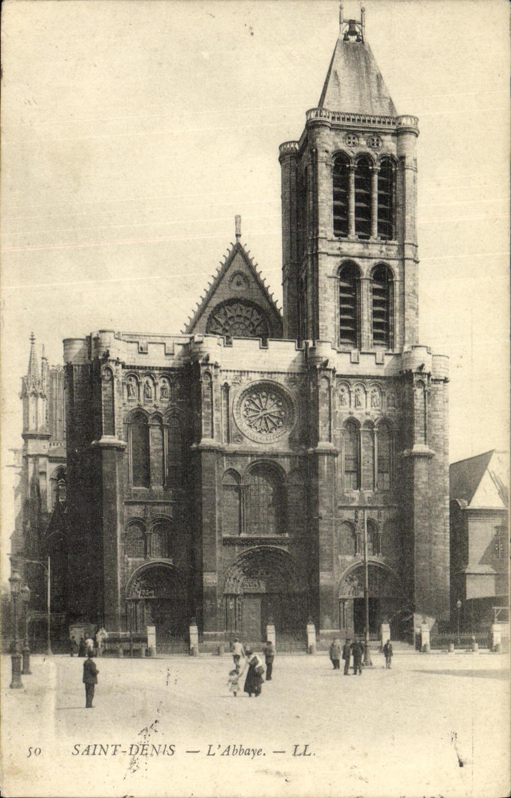 CPA Saint Denis L Abbaye