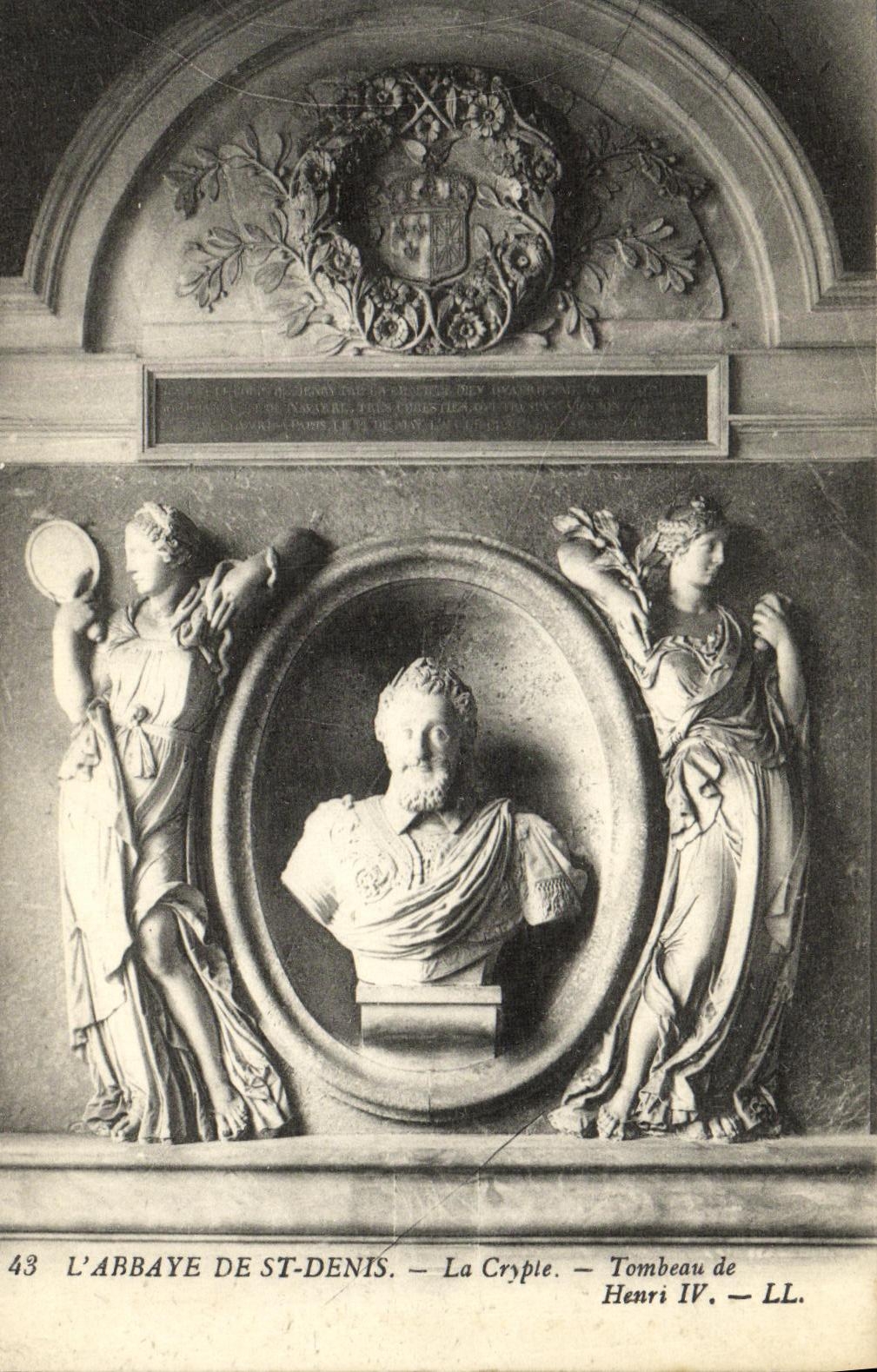 CPA L Abbaye De Saint Denis La Crypte Tombeau de Henri IV