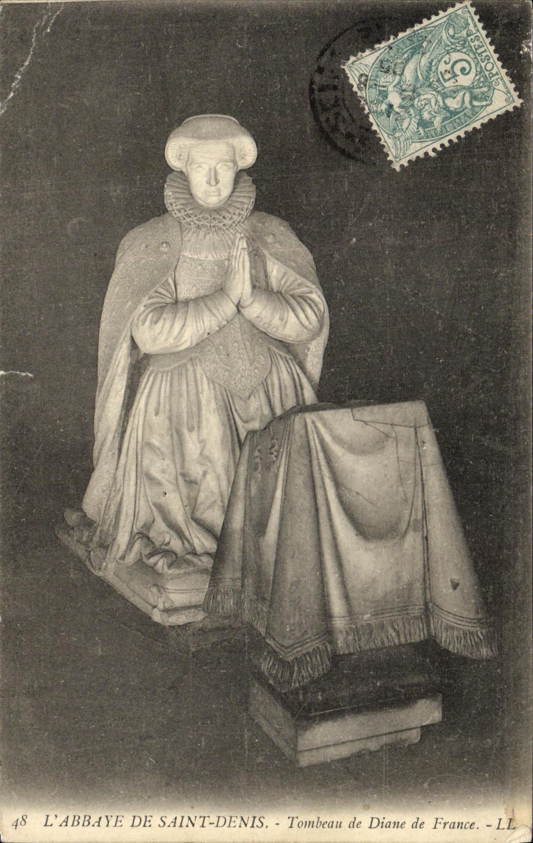 L'ABBAYE DE SAINT-DENIS — Tombeau de Diane de France — LL