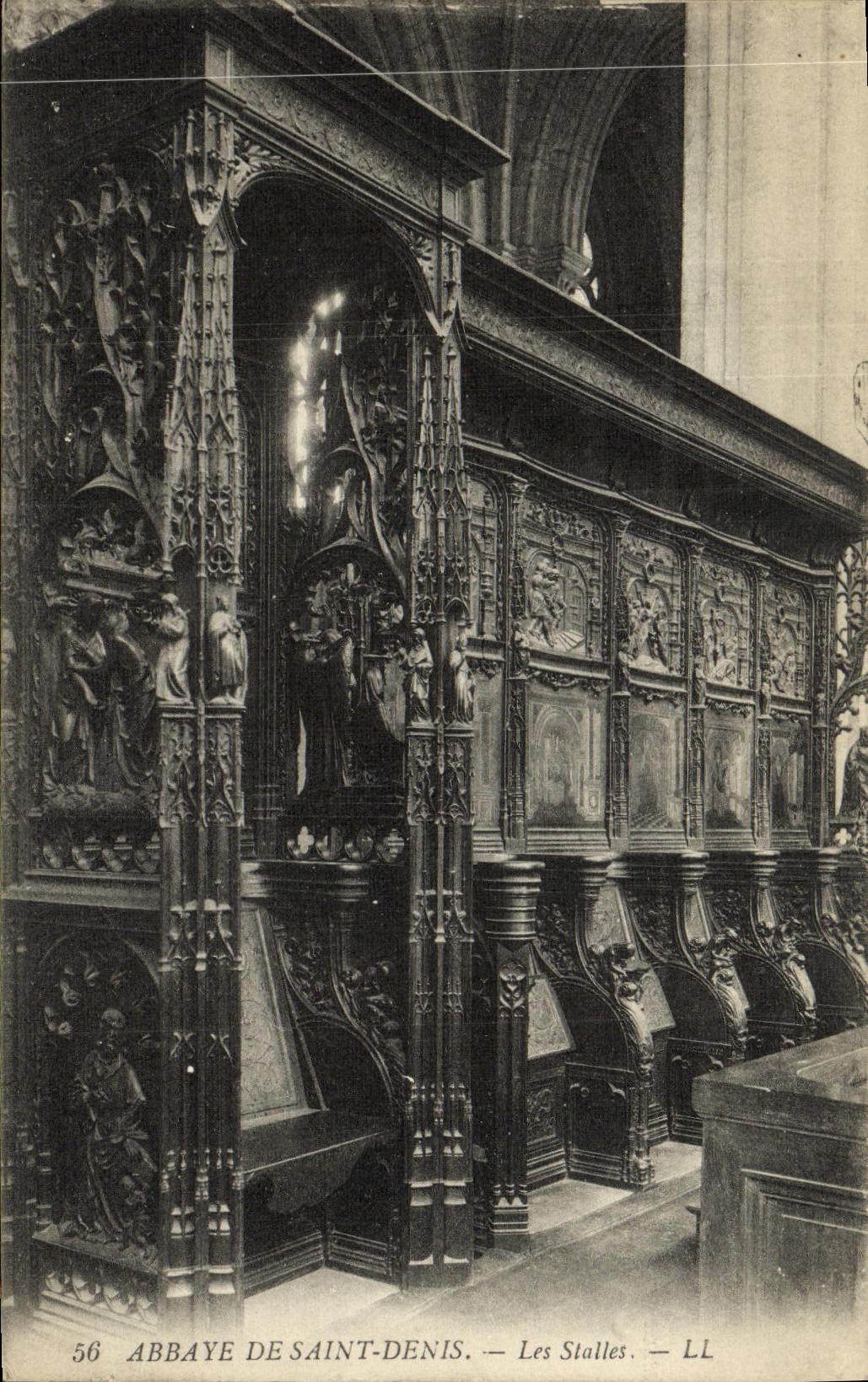 Abbaye de Saint-Denis — Les Stalles — LL