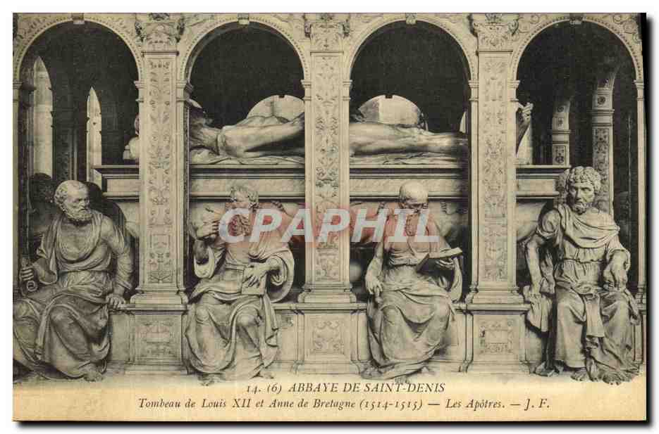 Tombeau de Louis XII et Anne de Bretagne (1514-1515) — Les Apôtres — J.F.