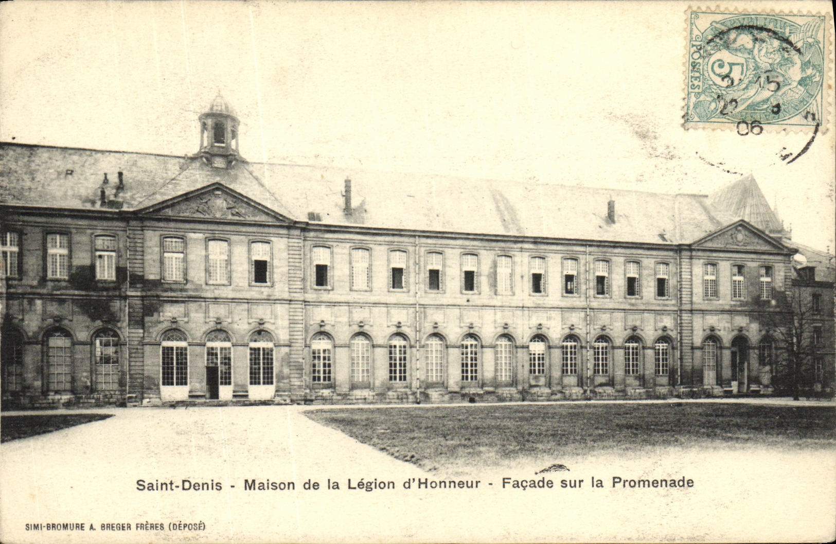 CPA Saint Denis Maison de la Legion d Honneur Facade sur la Promenade