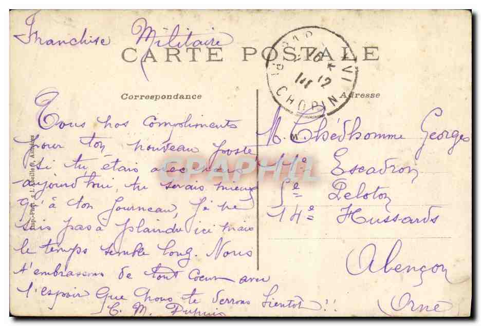 CPA Fort du Mont Valerien Le Pont Levis Militaria — Rückseite