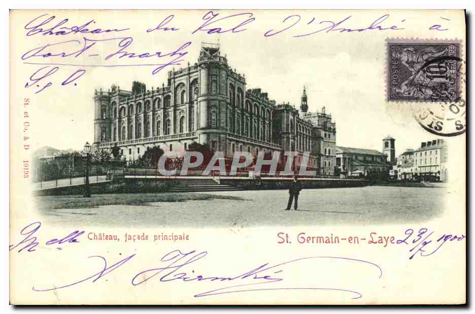 Château de Gisors — façade principale — St. et C. A. D. 1913