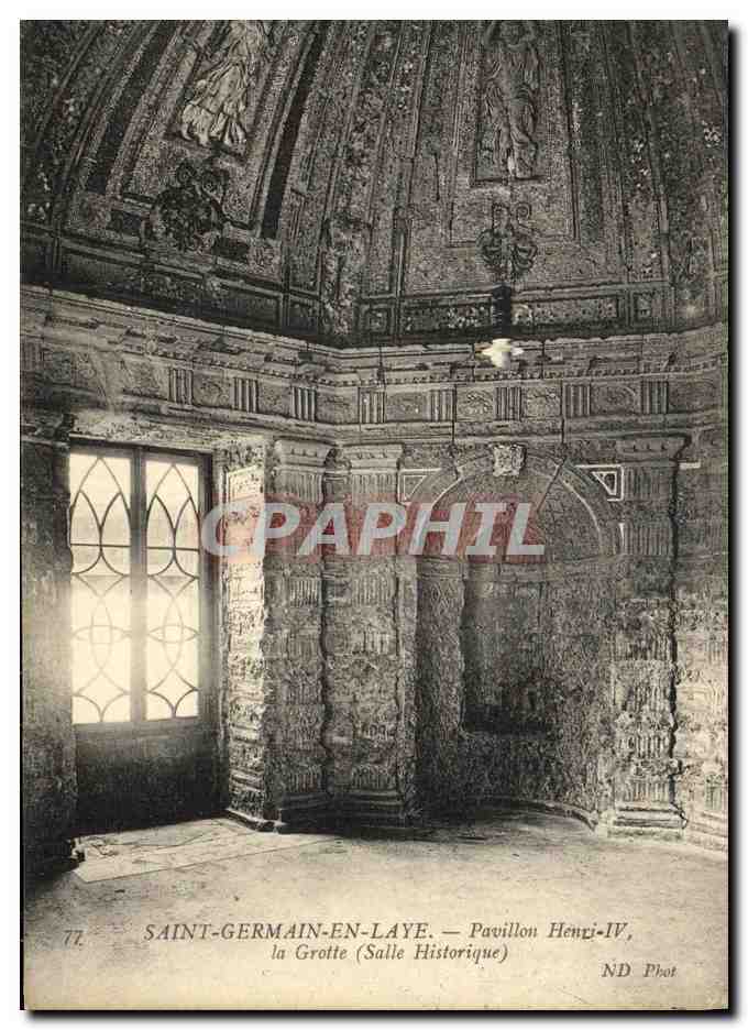 Saint-Germain-en-Laye — Pavillon Henri-IV, la Grotte (Salle Historique) — ND Phot
