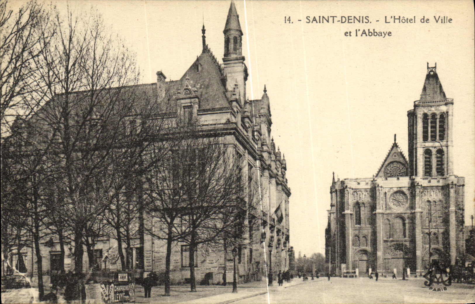 Saint-Denis - Das Rathaus und die Abtei - Charguis & Levy, Paris