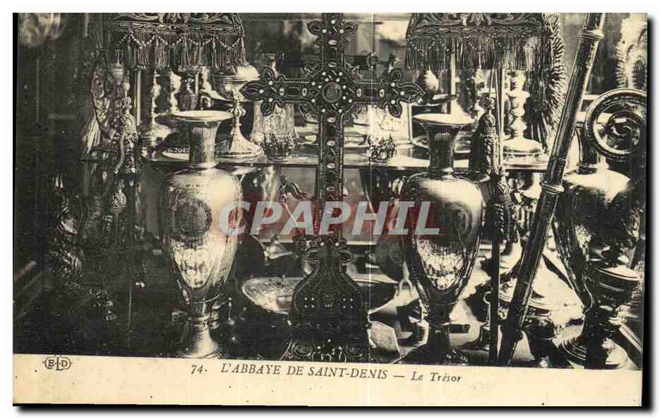 CPA L Abbaye De Saint Denis Le Tresor