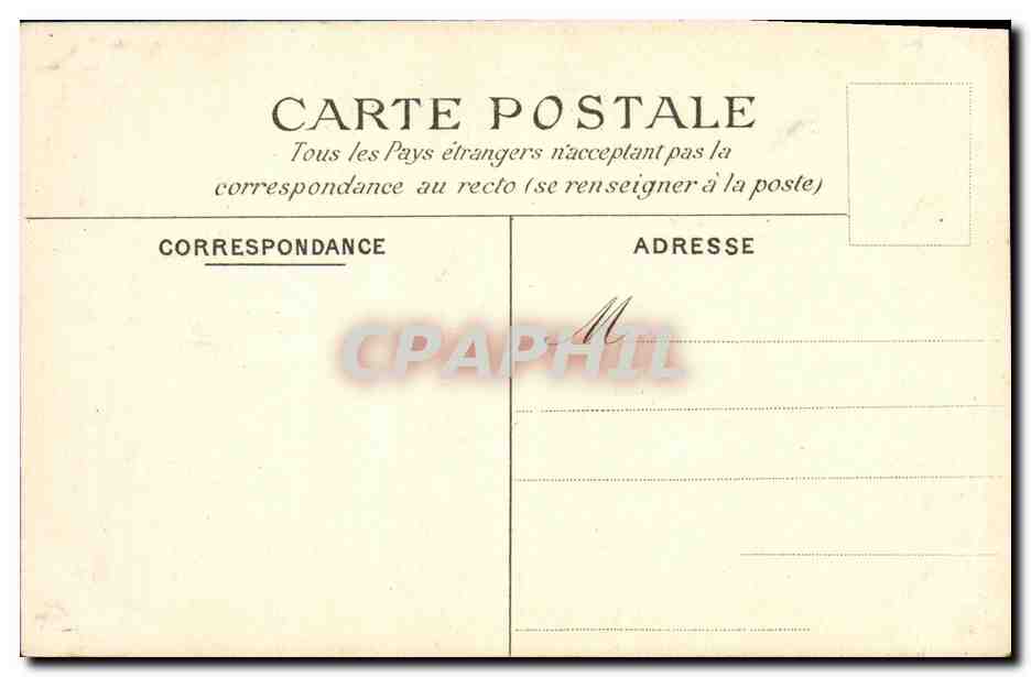 CPA Maison d Education de la Legion d Honneur Saint Denis Jardin Botanique — Rückseite