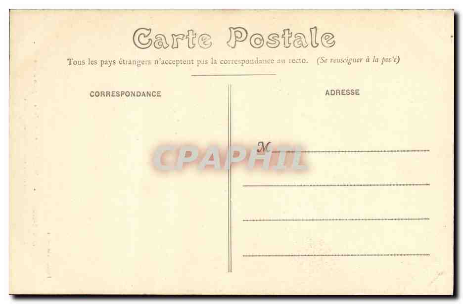 CPA Saint Denis Maison d Education de la Legion d Honneur Escalier des grandes classes — Rückseite