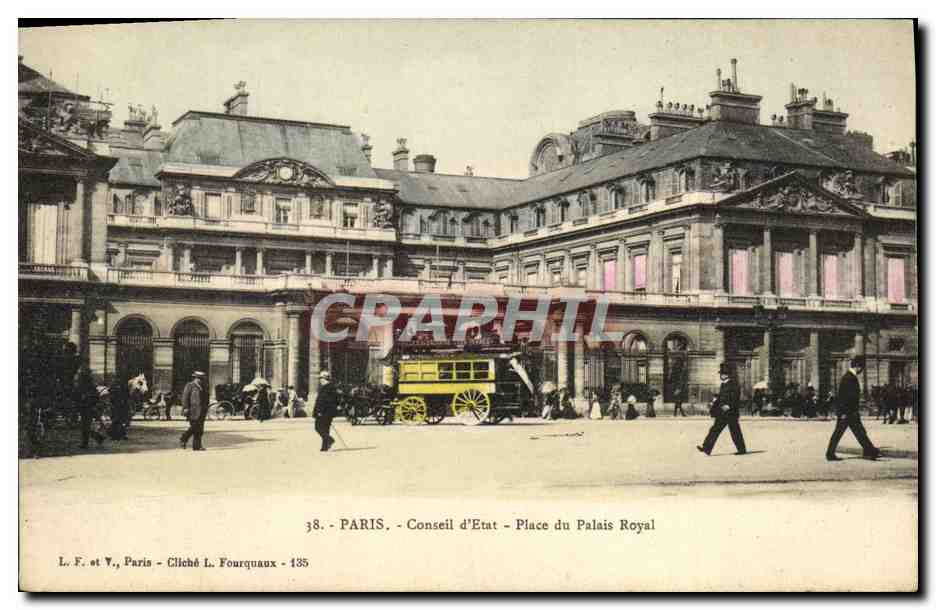 CPA Paris Conseil d Etat Place du Palais Royal