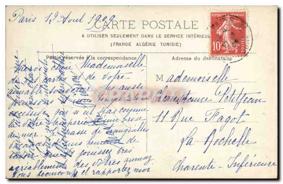 CPA Paris Louvre Les guichets — Rückseite