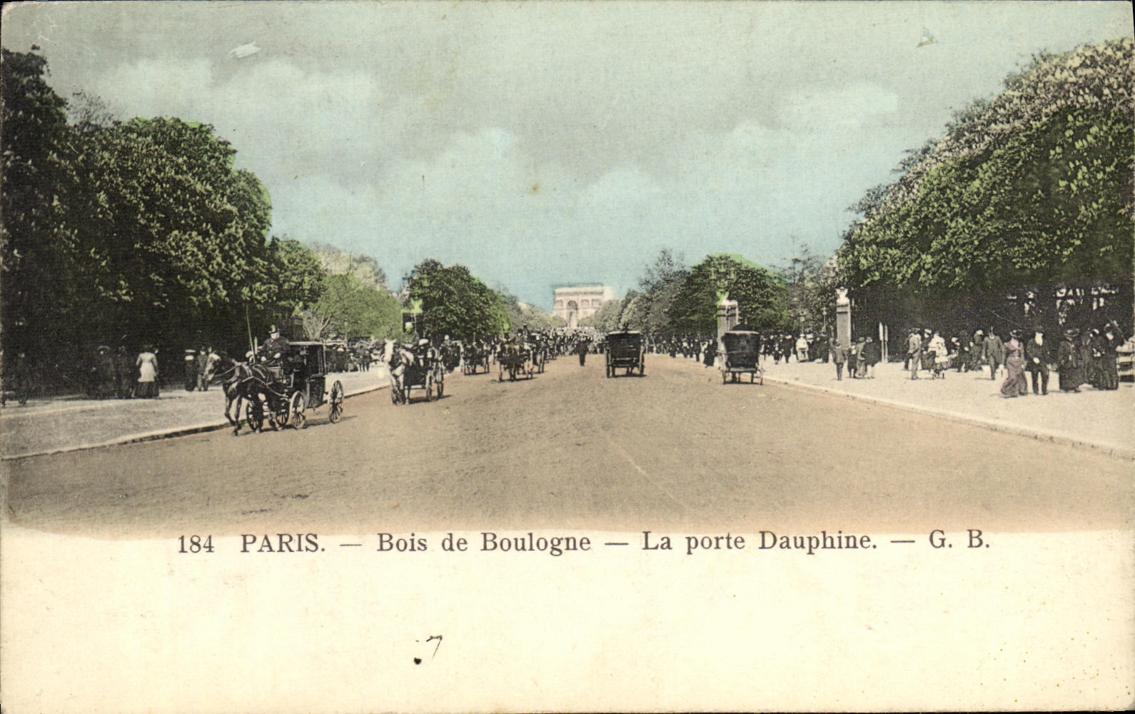 CPA Paris Bois de Boulogne La Porte Dauphine