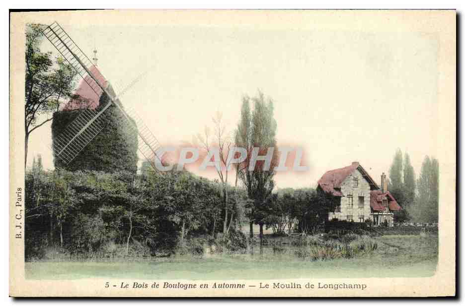 CPA Le Bois de Boulogne eb Automne Le Moulin de Longchamp