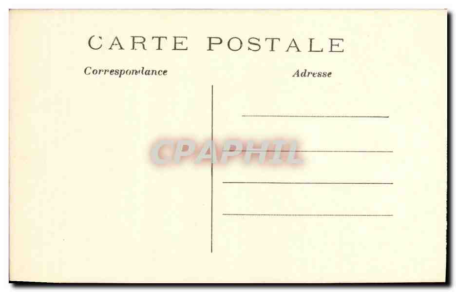 CPA Paris Buttes Chaumont Les Quatre Points Cardinaux — Rückseite
