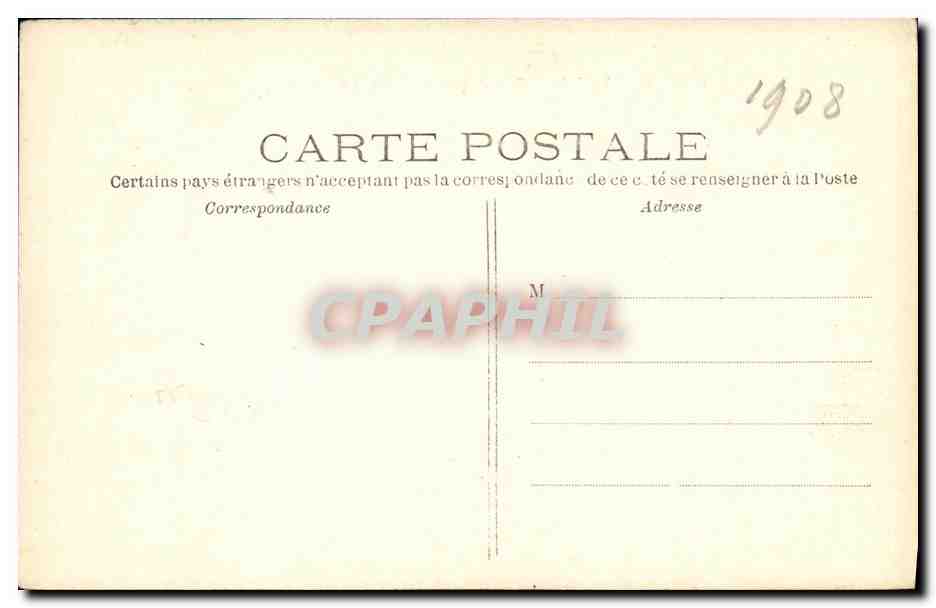 CPA Paris L Avenue de l Opera — Rückseite
