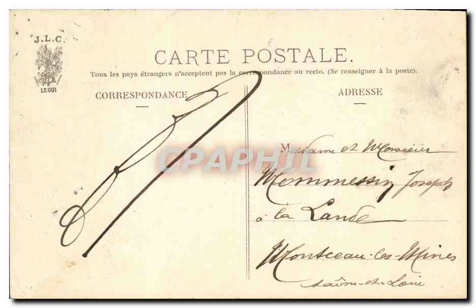 CPA Paris Hotel des Invalides Chapelle du Tombeau de Napoleon l — Rückseite
