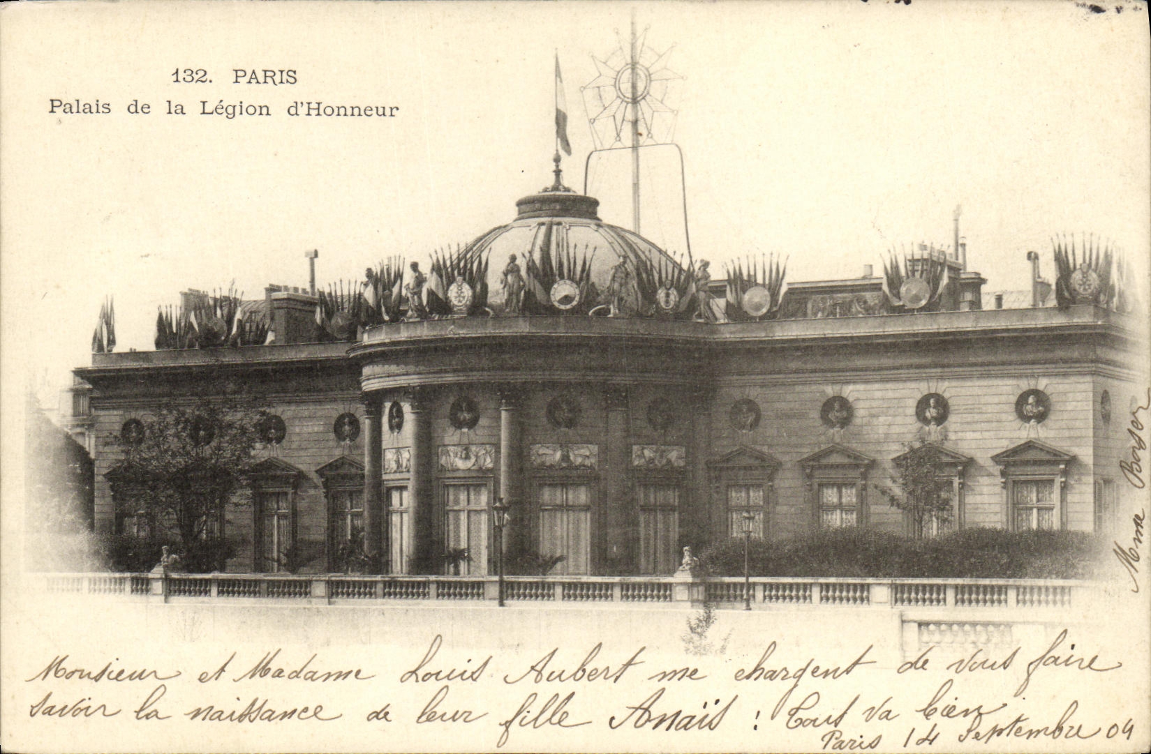 CPA Paris Palais de la Legion d Honneur